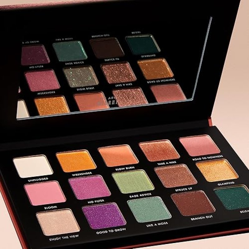 MILANI GILDED TERRA EYESHADOW PALETTE - 15 HYPER-PIGMENTED SHADES FOR INTENSE COLOR POP