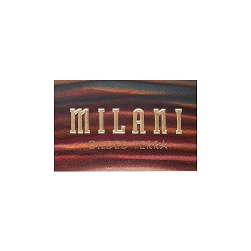 MILANI GILDED TERRA EYESHADOW PALETTE - 15 HYPER-PIGMENTED SHADES FOR INTENSE COLOR POP