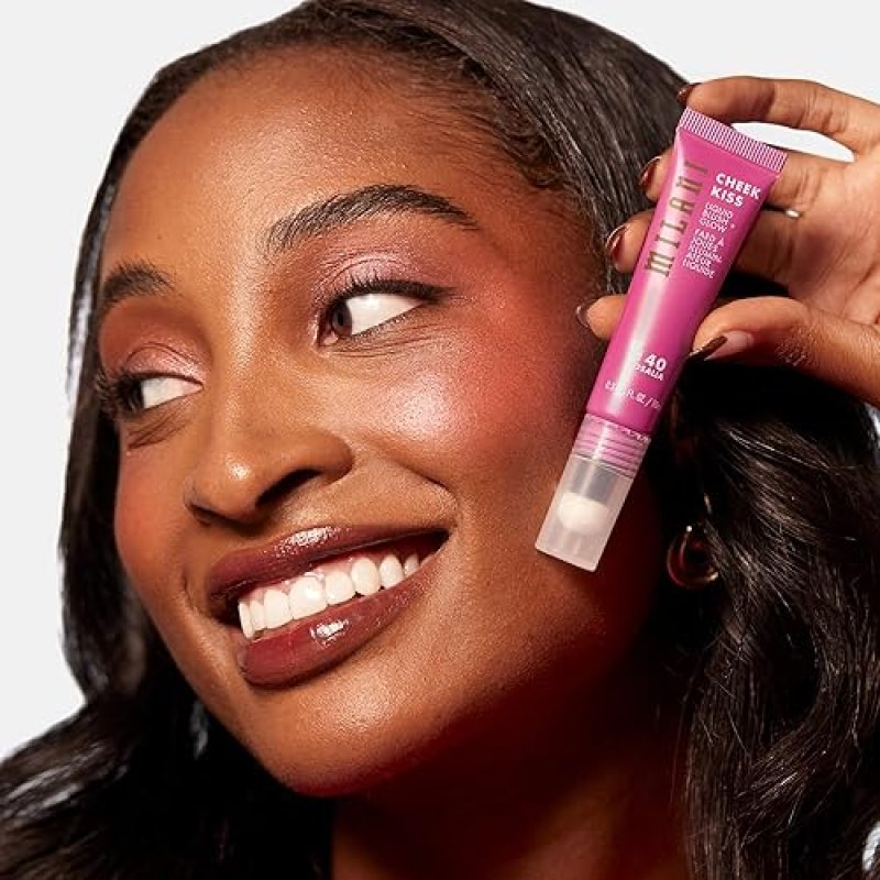 MILANI CHEEK KISS BLUSH & GLOW HIGHLIGHTER IN 140 ROSALIA