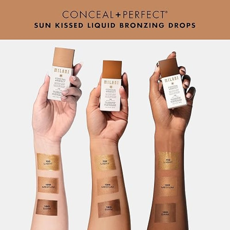 MILANI SUN KISS BRONZING DROPS - LIGHT SHADE
