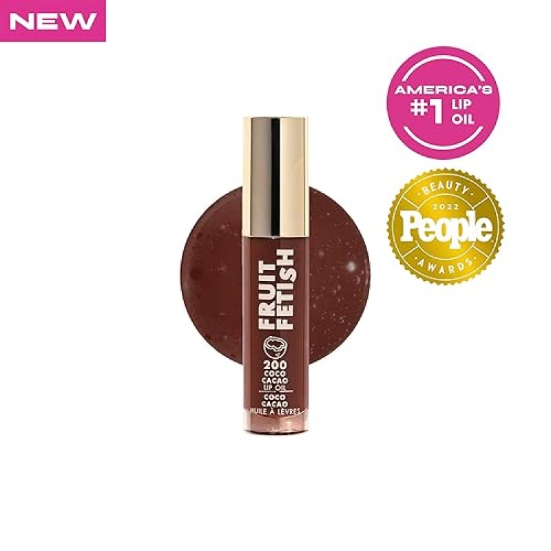 MILANI FRUIT FETISH LIP OIL - COCO CACAO: HYDRATING LIP TREATMENT WITH VITAMIN E & FRUIT EXTRACTS
