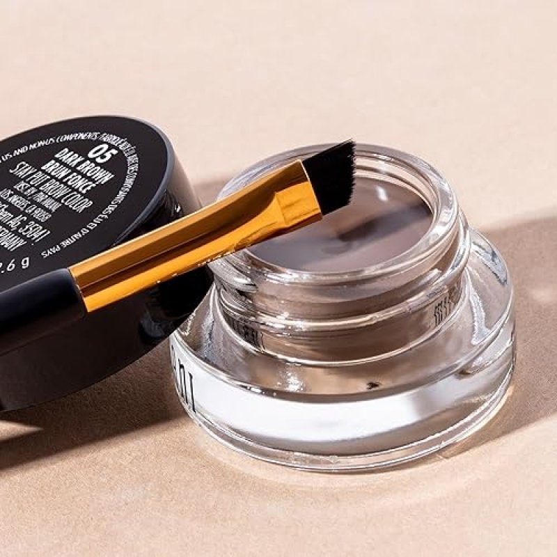 MILANI STAY PUT BROW COLOR - BRUNETTE (0.09 OZ) VEGAN, CRUELTY-FREE BROW COLOR FOR FILLING AND SHAPING BROWS