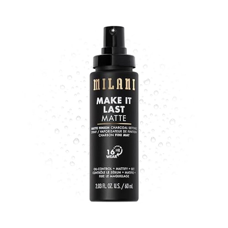 MILANI MATTE FINISH SETTING SPRAY + PRIMER FOR OILY SKIN, 2.03 FL. OZ