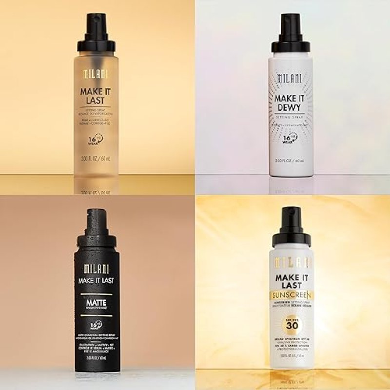MILANI MATTE FINISH SETTING SPRAY + PRIMER FOR OILY SKIN, 2.03 FL. OZ