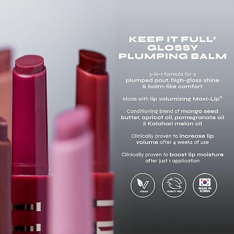 MILANI LIP PLUMPER GLOSSY BALM WITH PEPTIDES FOR HYDRATION & VOLUME - SPICE 170