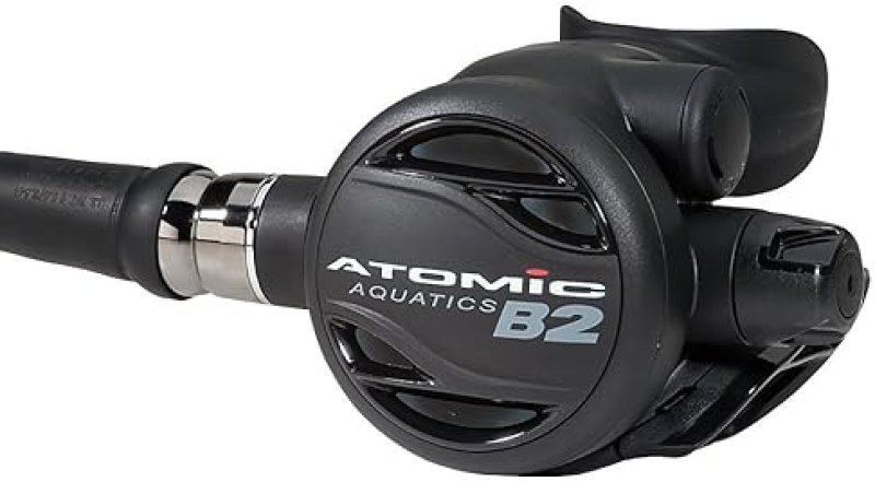 ATOMIC AQUATICS B2 BLACK SCUBA DIVING REGULATOR - UNSEALED