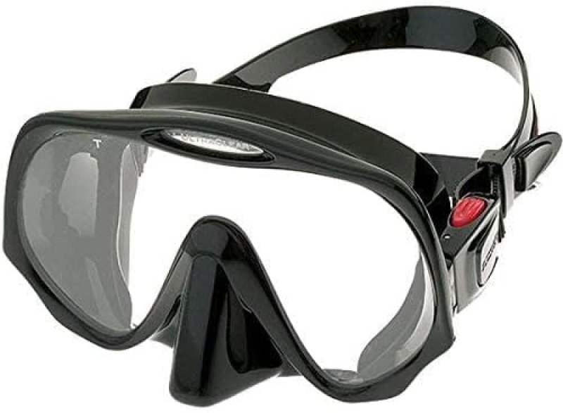 ATOMIC AQUATICS FRAMELESS 2 SCUBA DIVING SNORKELING MASK | WIDE VIEW | SOFT SEAL | TRAVEL CASE | LARGE FIT