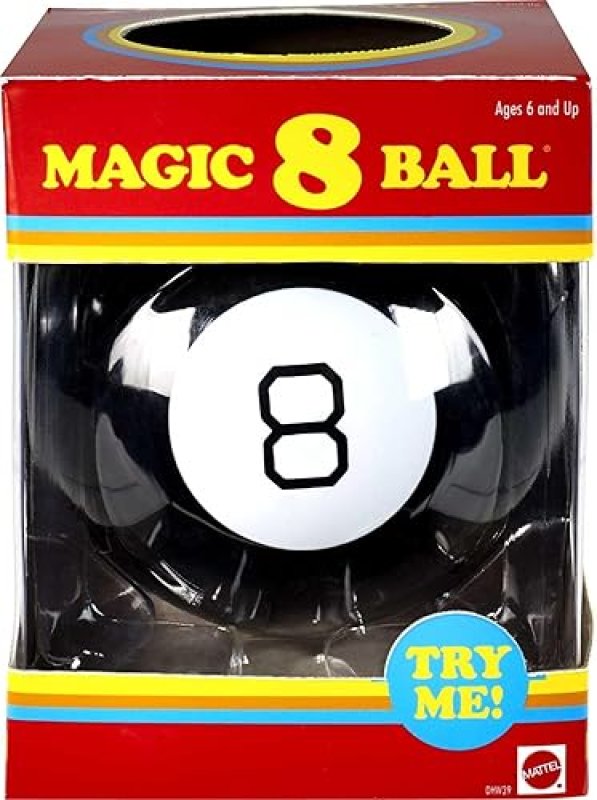 MATTEL RETRO MAGIC 8 BALL NOVELTY TOY