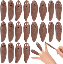 KXCOFTXI 20-PIECE FINGER SLINGSHOT TOY POOP SET FOR HALLOWEEN AND SCHOOL PARTIES