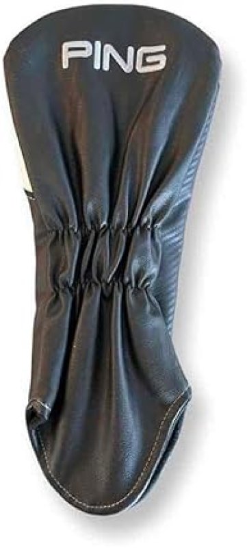PING PREMIUM BLACK/WHITE LEATHER PING G430 DRIVER HEADCOVER