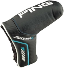 PING SIGMA 2 ANSER PUTTER BLADE HEADCOVER IN BLACK WHITE BLUE