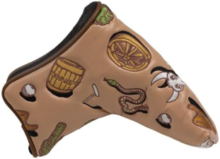 PING NEW PING GOLF DESERT RULE BLADE PUTTER 231 BROWN HEADCOVER