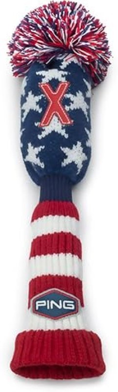 PING LIMITED EDITION 2022 PING LIBERTY COLLECTION KNIT HYBRID HEADCOVER - RED/WHITE/BLUE