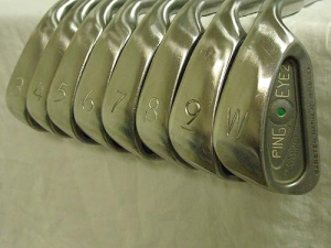 PING PRE-OWNED PING EYE 2 GOLF IRON SET 3-PW BLACK DOT SUPERB CONDITION