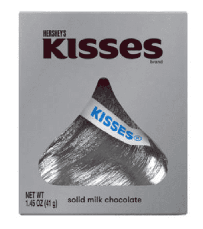 HERSHEY KISSES MILK CHOCOLATE 1.45OZ - SINGLE PACK