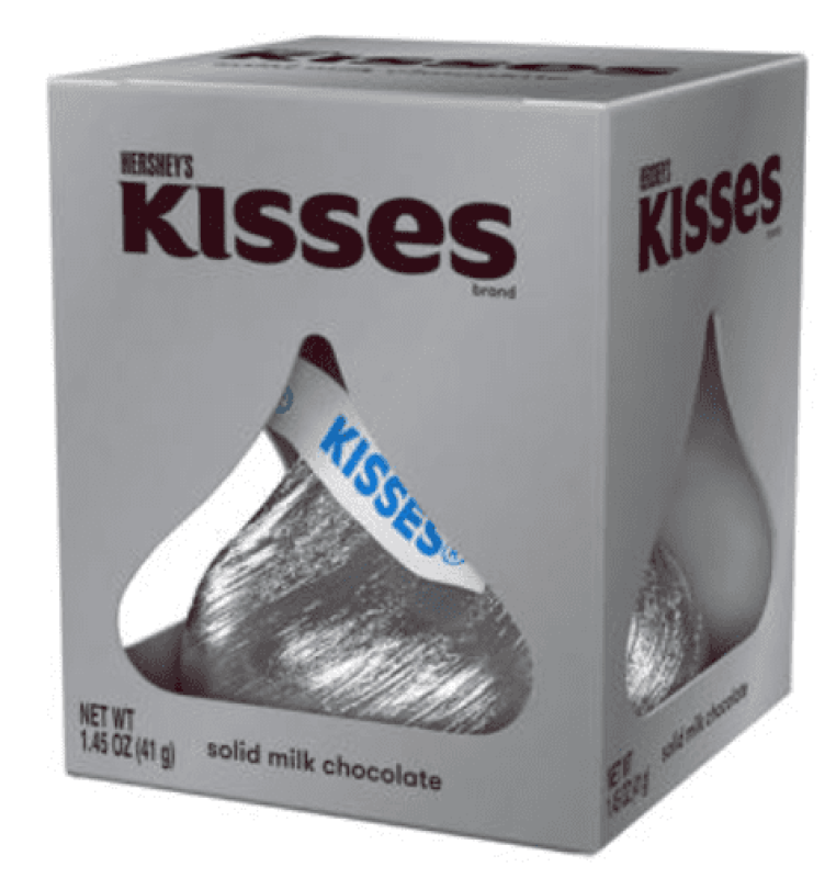 HERSHEY KISSES MILK CHOCOLATE 1.45OZ - SINGLE PACK