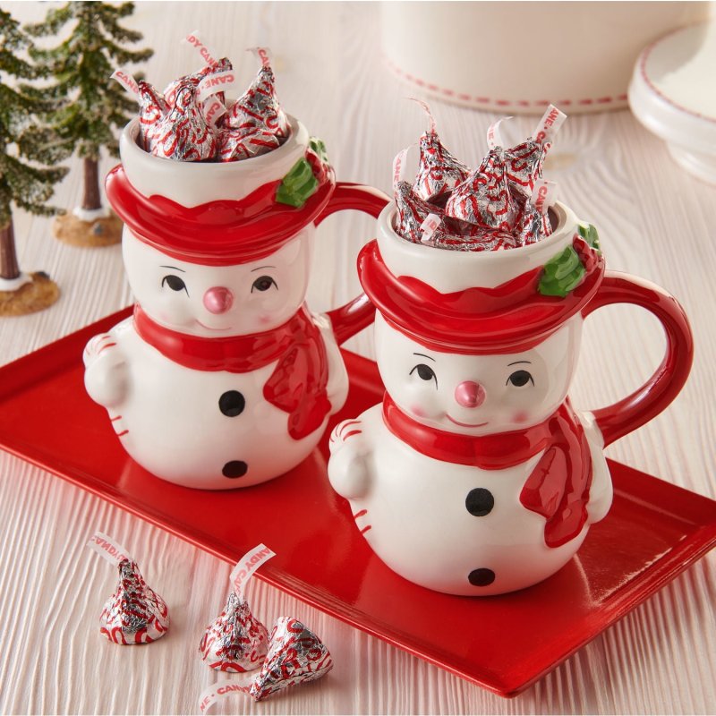 HERSHEY'S KISSES CANDY CANE CHRISTMAS CANDY, 9 OZ BAG