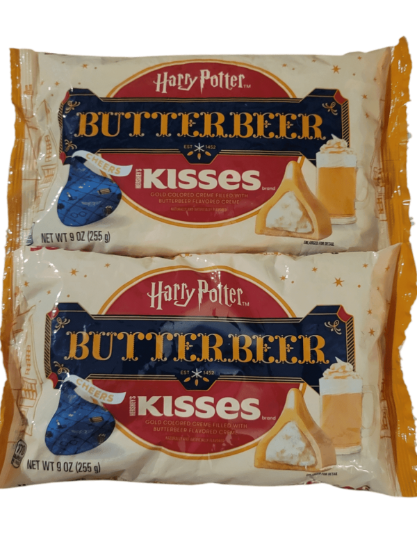 HERSHEY'S KISSES BUTTERBEER FLAVORED 9 OZ BAG - 2 PACK