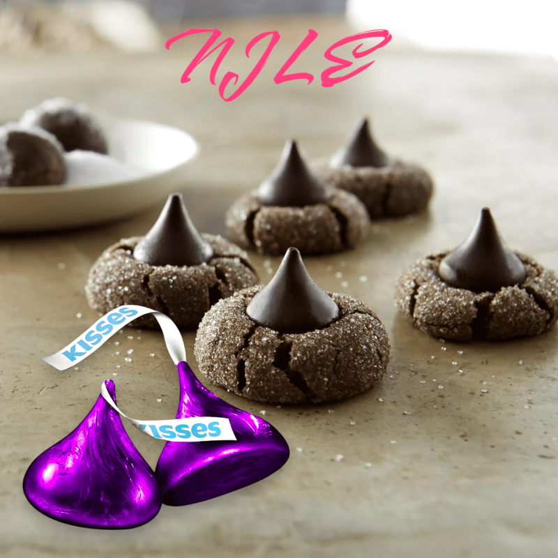 HERSHEY'S KISSES SPECIAL DARK MILDLY SWEET CHOCOLATE CANDY, INDIVIDUALLY WRAPPED, BULK PACK - 2 LB
