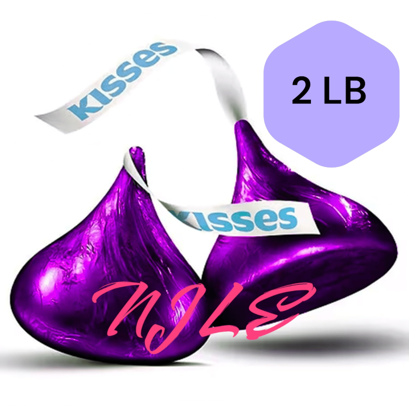 HERSHEY'S KISSES SPECIAL DARK MILDLY SWEET CHOCOLATE CANDY, INDIVIDUALLY WRAPPED, BULK PACK - 2 LB