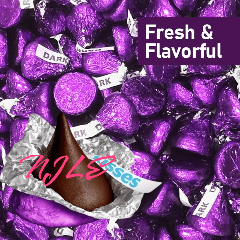 HERSHEY'S KISSES SPECIAL DARK MILDLY SWEET CHOCOLATE CANDY, INDIVIDUALLY WRAPPED, BULK PACK - 2 LB
