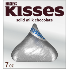 HERSHEY'S KISSES SOLID MILK CHOCOLATE CANDY GIFT BOX, 7 OZ - DELICIOUS TREAT