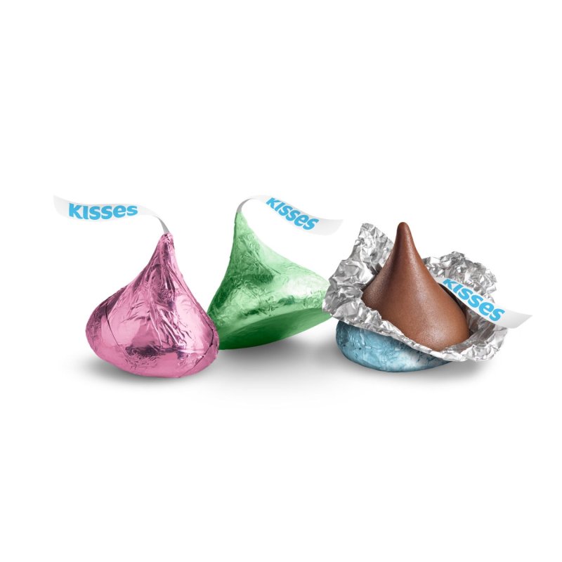 HERSHEY'S KISSES MILK CHOCOLATE EASTER CANDY, 10.1 OZ BAG