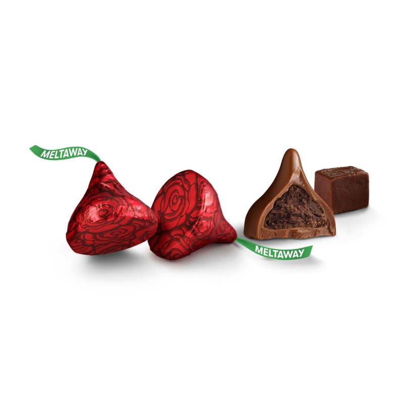 HERSHEY'S KISSES MILK CHOCOLATE VALENTINE'S CANDY, 9 OZ BAG - MELTAWAY DELIGHT