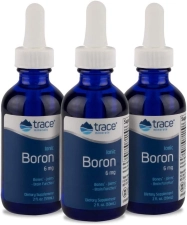 TRACE MINERALS LIQUID IONIC BORON SUPPLEMENT | SUPPORTS BONE, BRAIN, & JOINT HEALTH | 144 SERVINGS, 2 FL OZ (3 PACK)