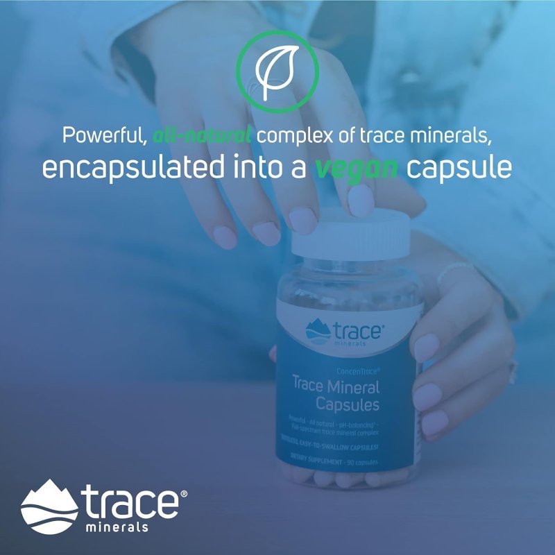 TRACE MINERALS CONCENTRACE TRACE MINERALS CAPSULES - 90 COUNT