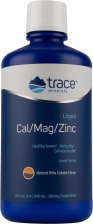 TRACE MINERALS LIQUID CALCIUM MAGNESIUM ZINC SUPPLEMENT WITH VITAMIN D3 - PIñA COLADA FLAVOR | SUPPORTS TISSUE, MUSCLE, BONE DENSITY | 64 SERVINGS, 32 FL OZ