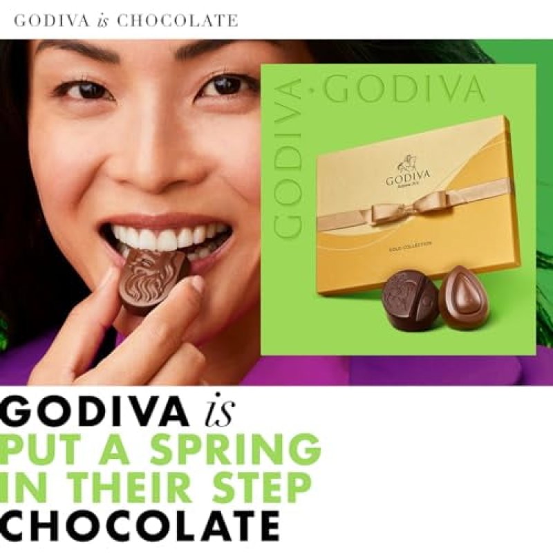 GODIVA 18-PIECE GOLD BALLOTIN CHOCOLATE BOX