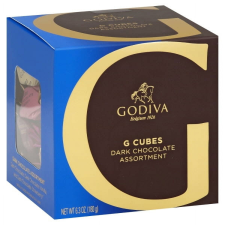 GODIVA G CUBES DARK CHOCOLATE ASSORTMENT - 22 PIECES