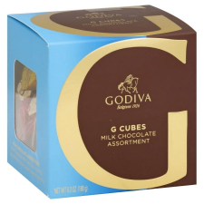 GODIVA G CUBES MILK CHOCOLATE ASSORTMENT - 22 PIECES