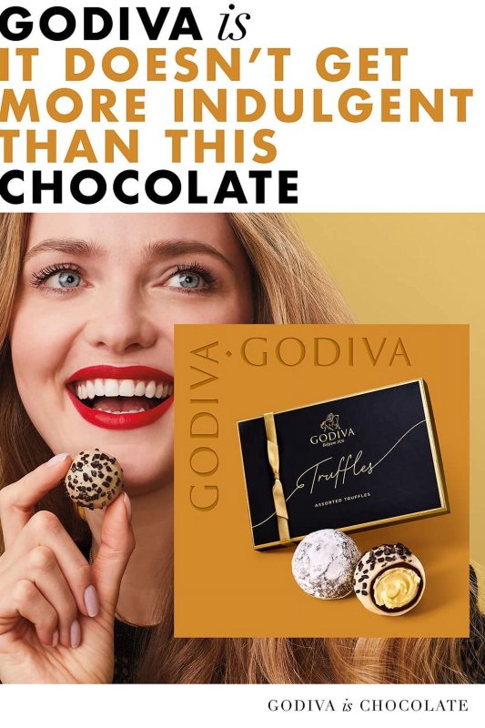 GODIVA INDULGE IN 12-PIECE DARK CHOCOLATE TRUFFLES FOR A DECADENT TREAT