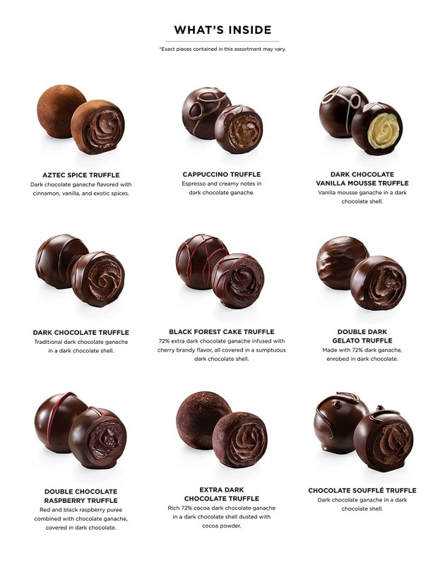 GODIVA INDULGE IN 12-PIECE DARK CHOCOLATE TRUFFLES FOR A DECADENT TREAT