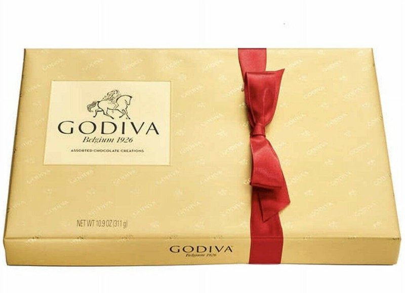 GODIVA BELGIUM GOLDMARK ASSORTED CHOCOLATE, 11.3 OZ - 26 PIECES