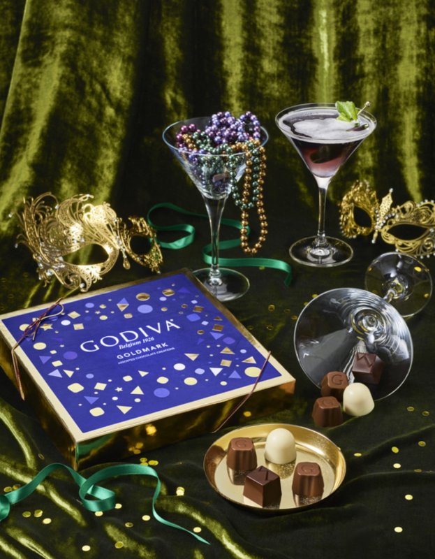 GODIVA GOLDMARK ASSORTED CHOCOLATE SNACK BITES, 3.8 OZ, 9 PIECES IN BOX