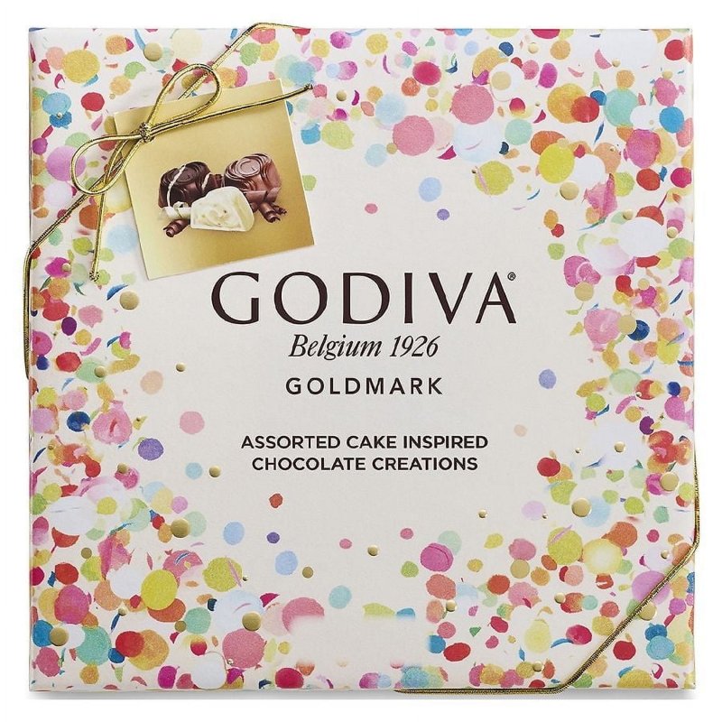GODIVA GOLDMARK ASSORTED CAKE CHOCOLATES GIFTBOX - 3.8 OZ