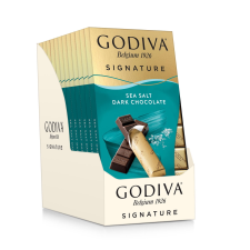 GODIVA SIGNATURE SEA SALT DARK CHOCOLATE 8-PIECE BOX