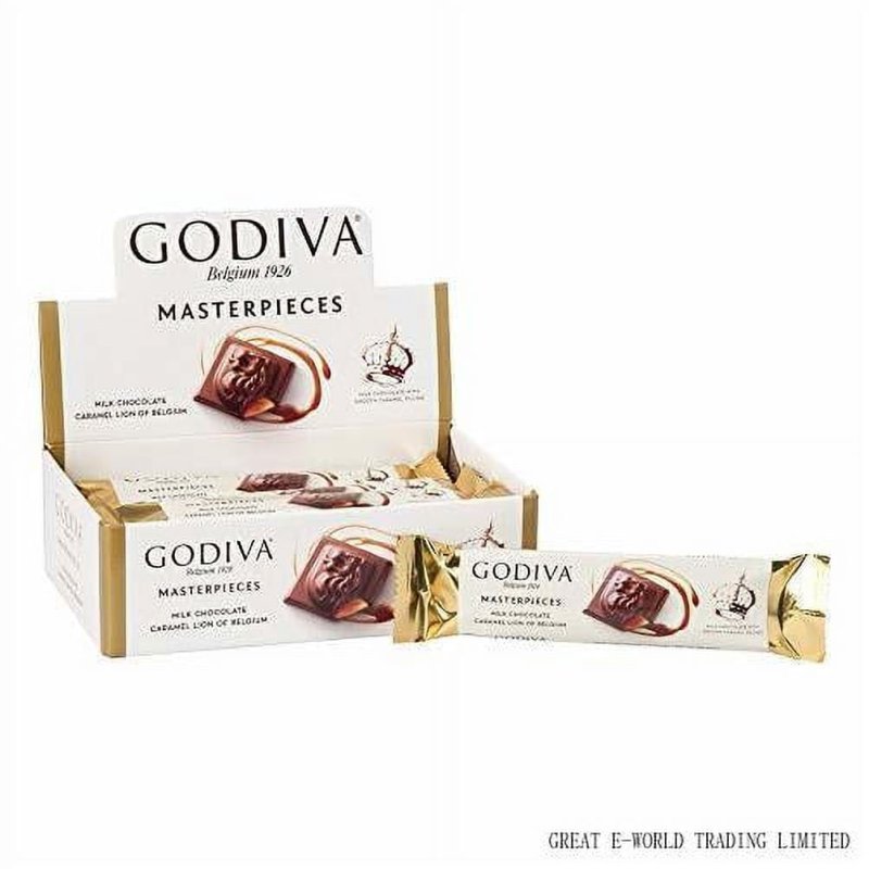 GODIVA MASTERPIECES MILK CARAMEL LION BAR - 1 OZ INDULGENCE