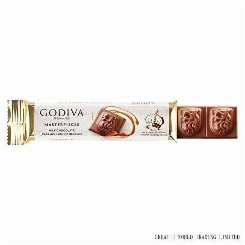 GODIVA MASTERPIECES MILK CARAMEL LION BAR - 1 OZ INDULGENCE