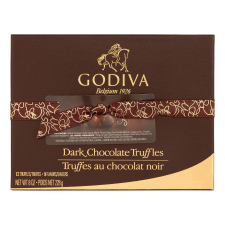 GODIVA DARK CHOCOLATE TRUFFLE ASSORTMENT - 8 OZ, 12 COUNT
