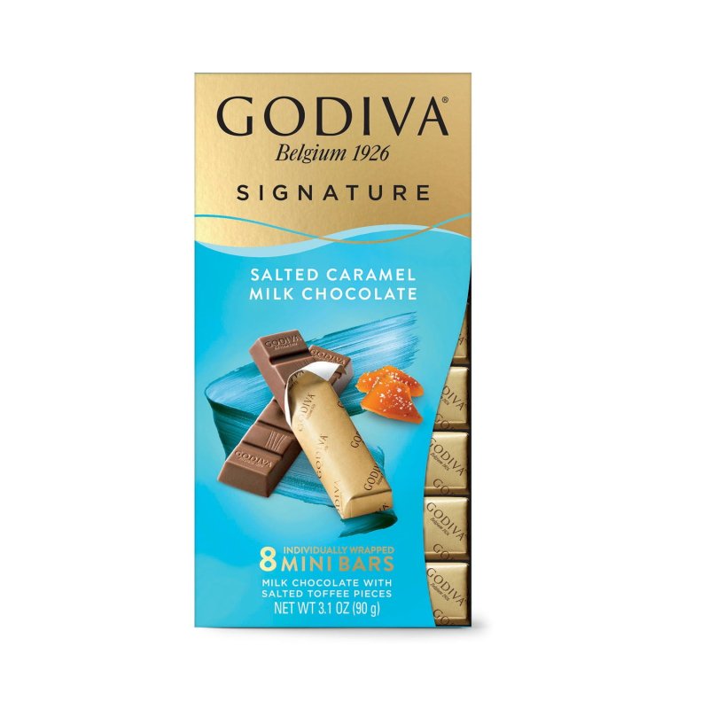 GODIVA SALTED CARAMEL MILK CHOCOLATE, 8 COUNT, 3.1 OZ X 2 PACK - WINROCK STORE DEAL