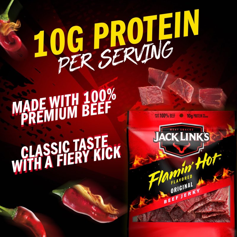 JACK LINK’S DORITOS SPICY SWEET CHILI BEEF JERKY, 2.65 OZ