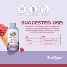 MARYRUTH'S KIDS LIQUID NIGHTTIME MULTIMINERAL - BERRY SHERBET, SUGAR FREE - 15.22 FL OZ