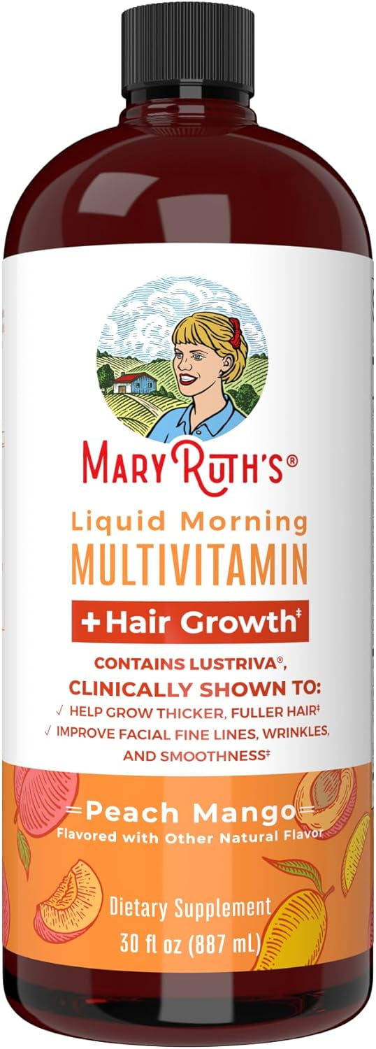 MARYRUTH'S LIQUID MULTIVITAMIN FOR WOMEN - HAIR GROWTH & THICKNESS FORMULA - 30 FL OZ