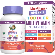 MARYRUTH'S TODDLER MULTIVITAMIN GUMMIES - MIXED BERRY & CHERRY - 60 CT