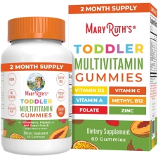 MARYRUTH'S TODDLER MULTIVITAMIN GUMMIES - STRAWBERRY, PAPAYA & SUPER PUNCH FLAVOR, 60 COUNT