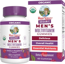 MARYRUTH MEN'S MULTIVITAMIN GUMMIES - CHERRY RASPBERRY, 60CT